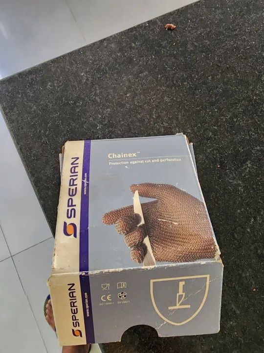 Luvas de segurança em malha de aço - Foto 4