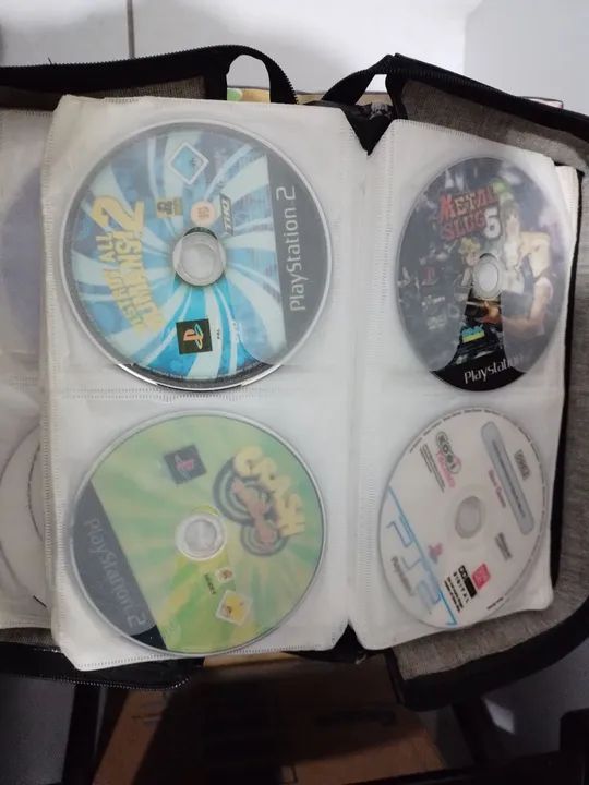 Título: Maleta com Jogos de PS2 e Xbox 360 - 83 Jogos no Total