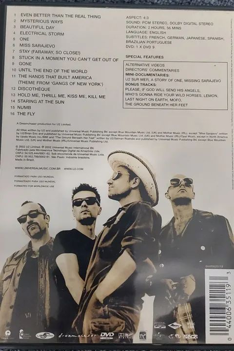 U2 - The Best of 1990-2000 DVD - Foto 2