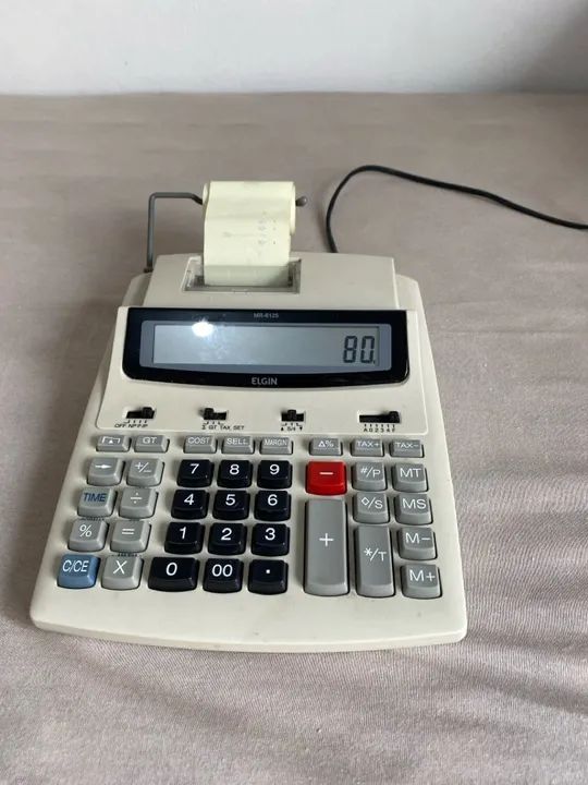 Máquina de calcular Elgin - calculadora de mesa 64842060936450120
