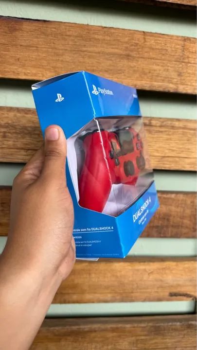 2 Manete Ps4 Lacradas vermelha  - Foto 2