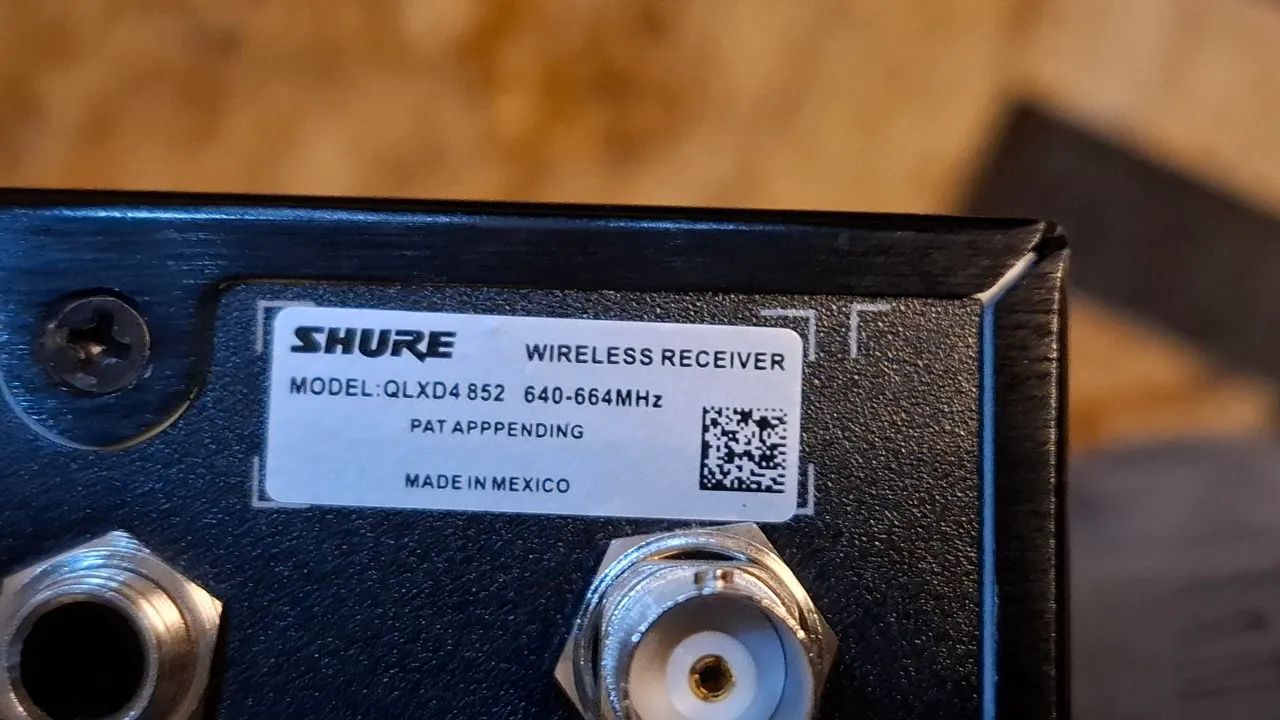 Microfone sem fio Shure QLXD - 57 - Foto 5