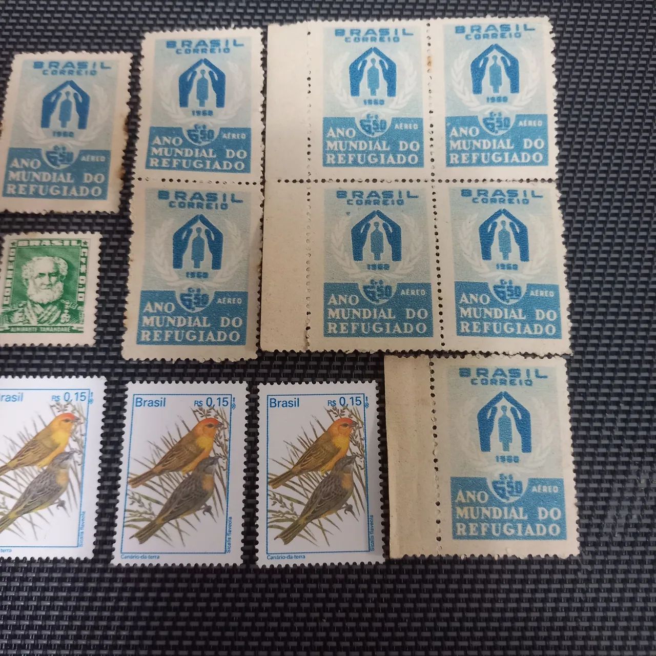 Selos brasileiros antigos sem uso - Foto 3