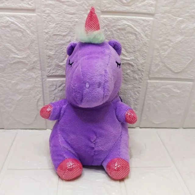 Urso Ursinho De Pelucia  Diversos 16cm  A 22cm 1410-1 Tuka Toy - Unicórnio - Foto 5