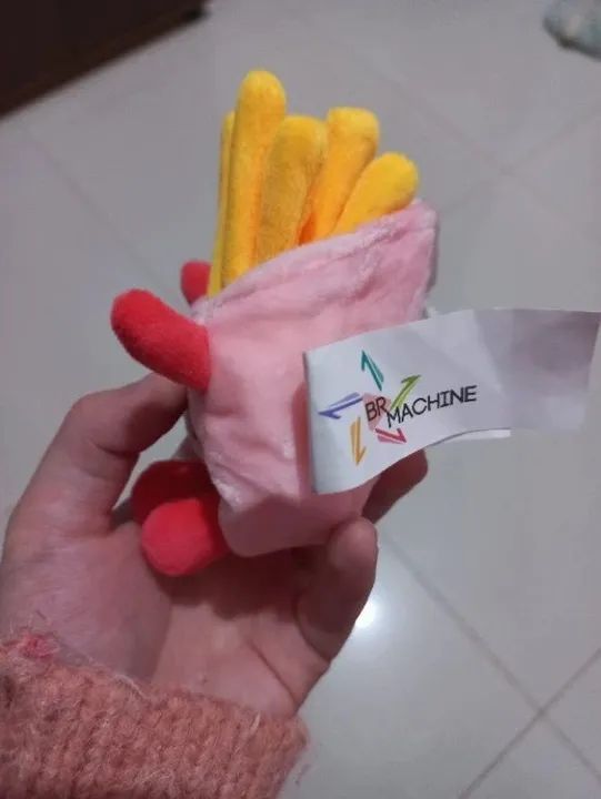 Kirby batata frita chaveiro de pelúcia - Foto 2