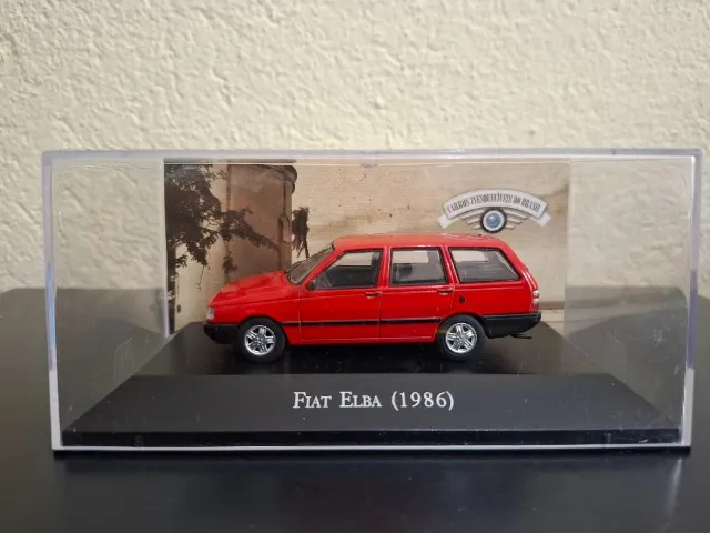 Miniatura Fiat Elba - Carros Inesquecíveis