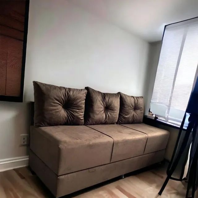 Sofá Cama Lindo, Prático e excelente Preço! direto do Fabricante, Entrega Rápida Aproveite