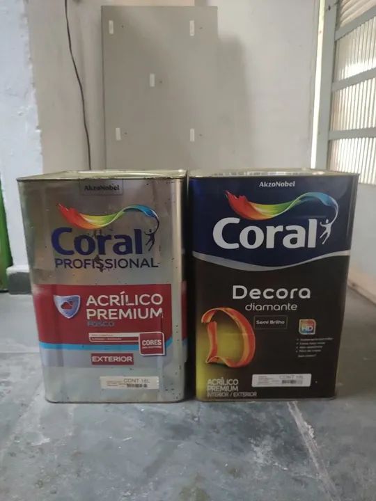 Tintas coral 18 litros Cada Lata $ 400,00 - Foto 3