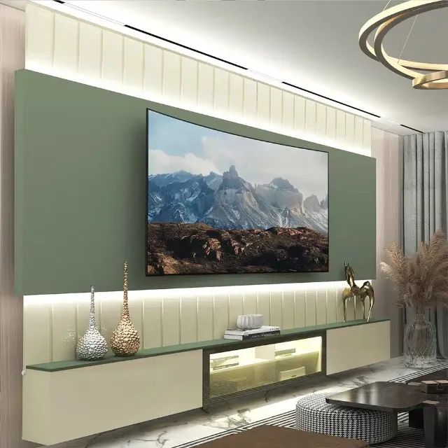 sala rack bancada home painel  - Foto 4