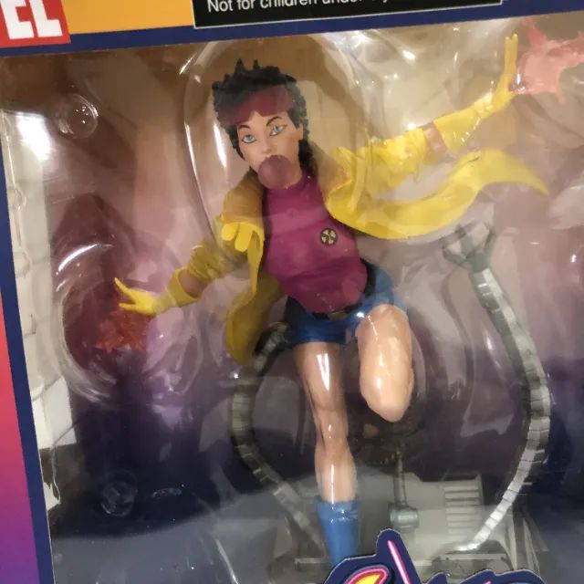 Action Figure Gallery Diamond Estátua Jubilee Bubble X-Men Nycc 2020 Jubileu Marvel - Foto 4