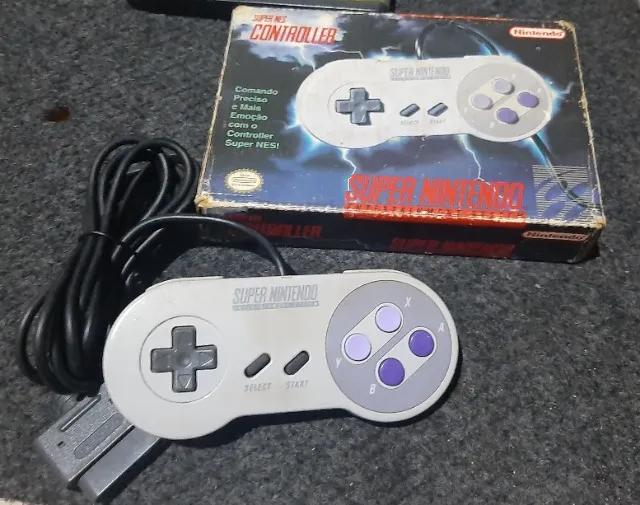 controle super nintendo original em Promoção na Shopee Brasil 2024