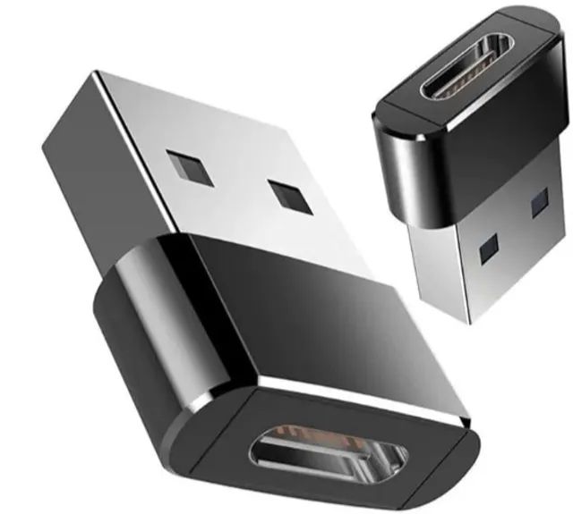 Adaptador Conversor USB Type C Fêmea para USB Macho