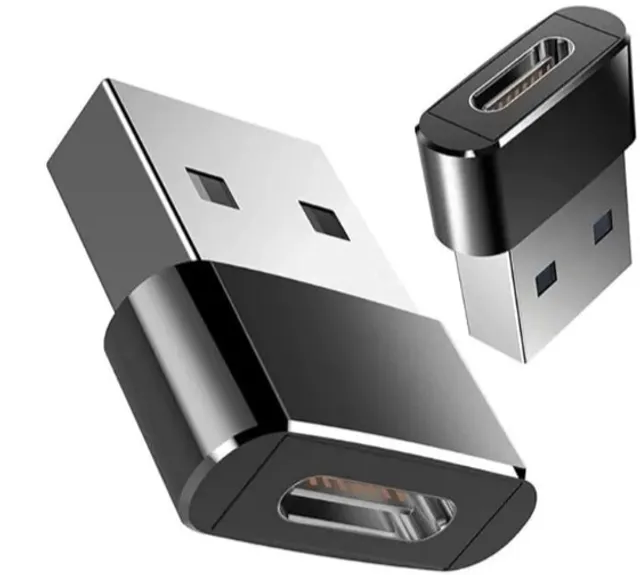 Adaptador Conversor USB Type C Fêmea para USB Macho