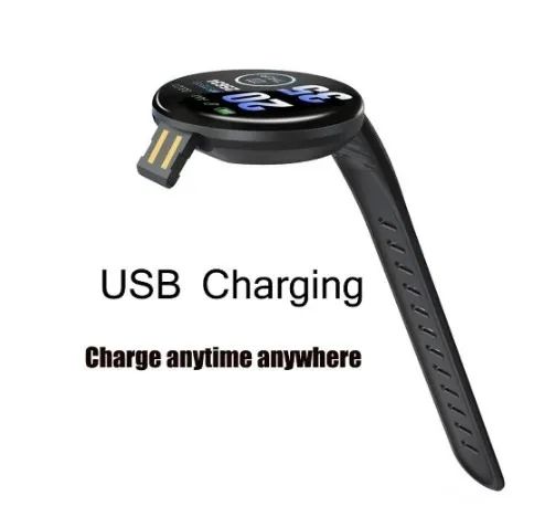 D18 Circular Tela Colorida Smartwatch com Múltiplos Modos Esportivos - Foto 4