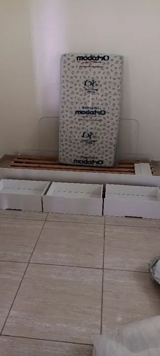 Berço Carolina Baby Multifuncional Americano Branco - Foto 6