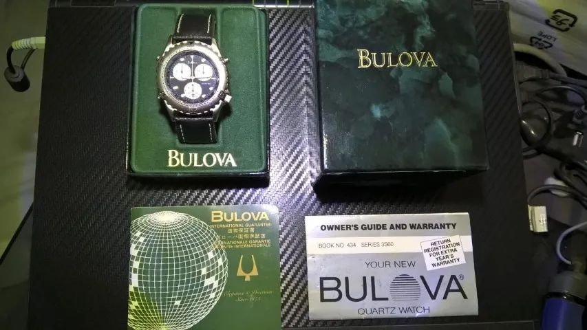 Relógio Bulova Cronógrafo Colecionador Estado de zero na caixa e documentação originais - Foto 4