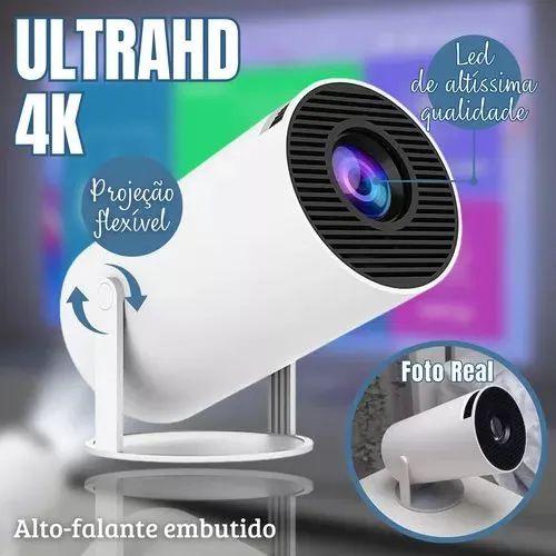 Projetor HY300 Branco 110V/220V Android (ENTREGA GRATIS)