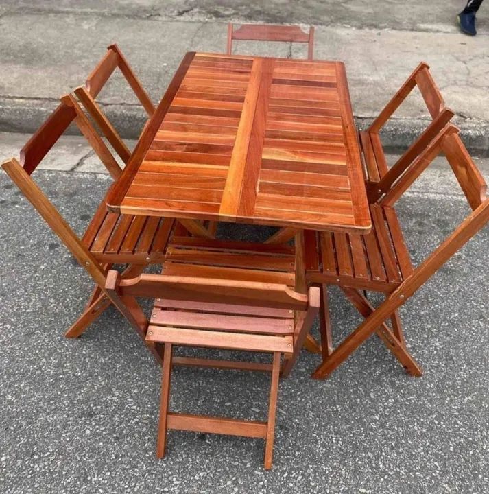 Mesa de Madeira Estilo Escandinavo - Sofisticação e conforto! - Foto 4