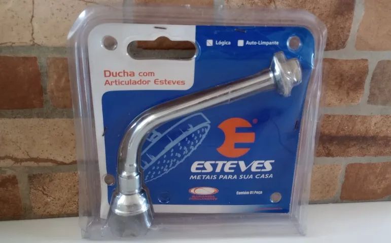Chuveiro Parede Lógica Cromado - Esteves (VAB210CWB) - Foto 2