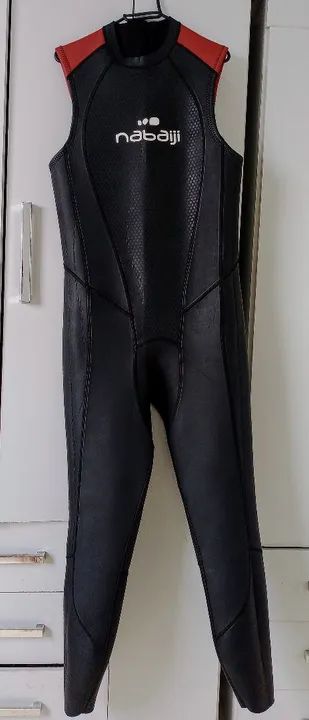 Macacão Long John Sem Mangas  para Natação Nabaiji - Foto 3