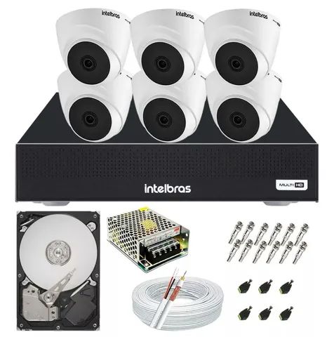 Câmeras de segurança INTELBRAS instalado. - Foto 2