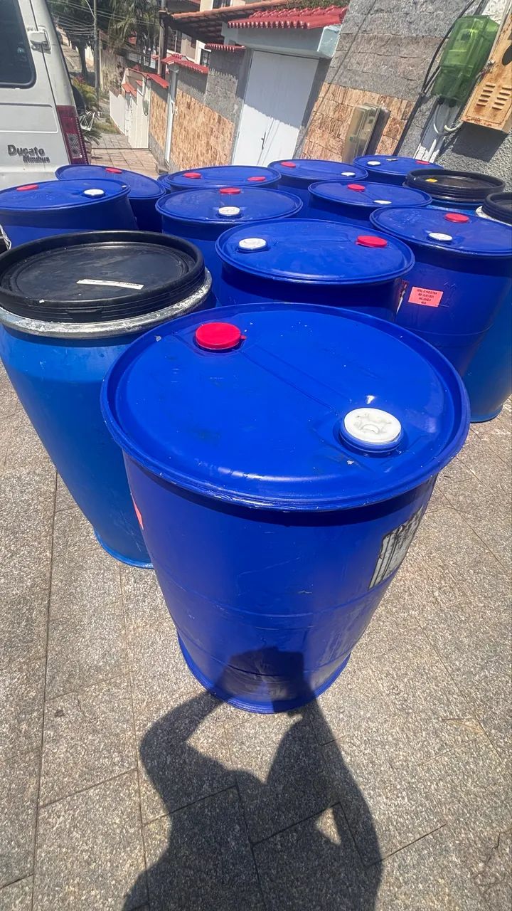 Bombona Tonel Barril Tambor 200 litros Água Ração  - Foto 4