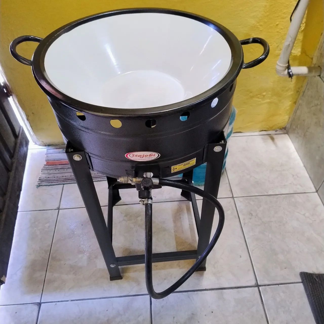 Tacho de fritura a gás