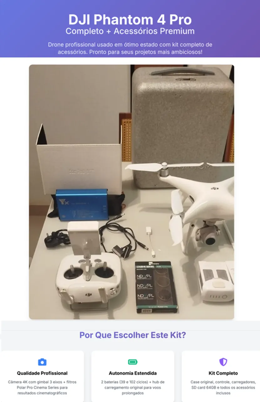 Drone Phatom 4 Pro