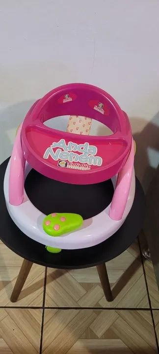 Andador para boneca Anda neneda Cotiplás  antigo e raro precisa de reparo  - Foto 2