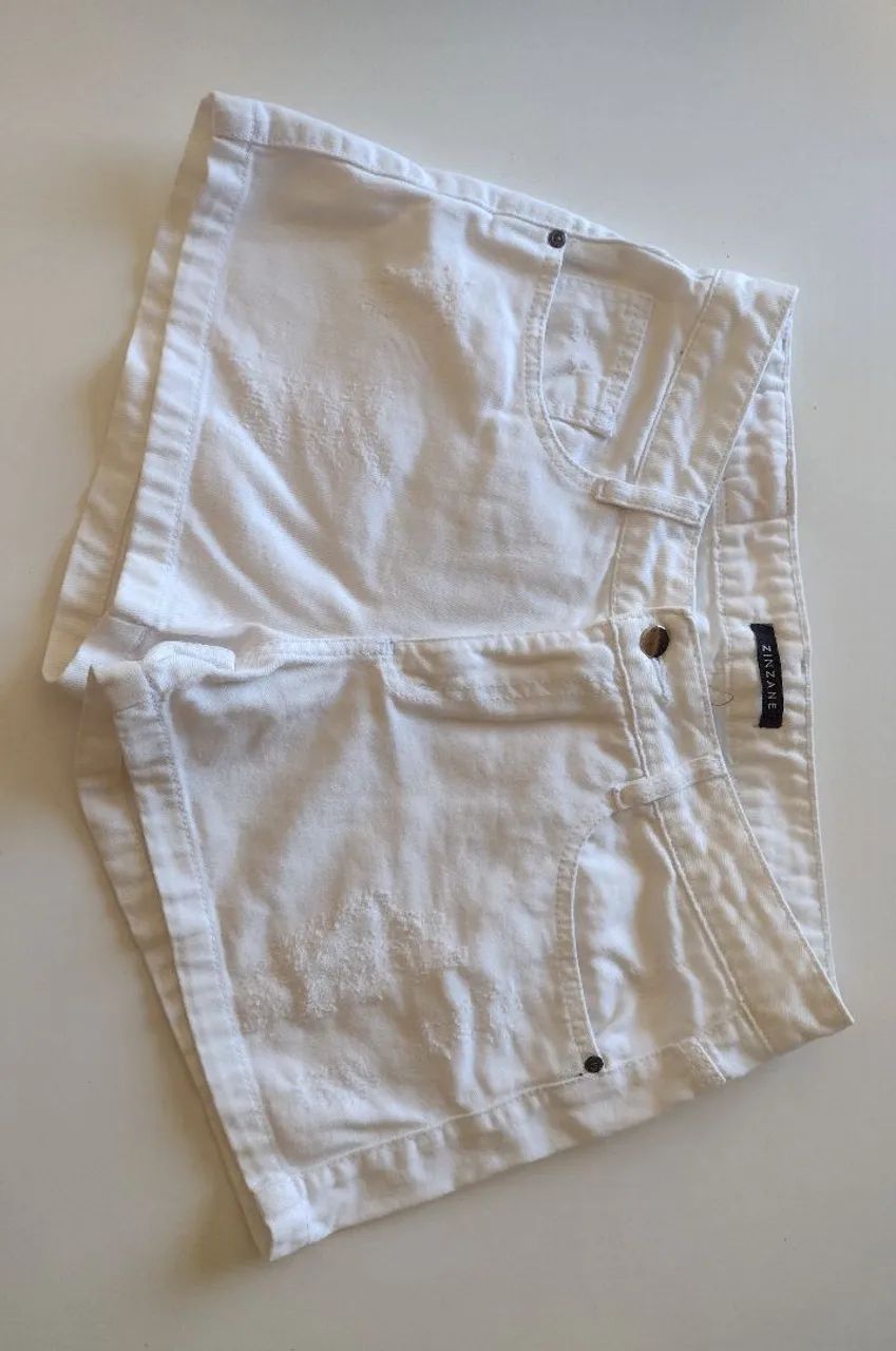 Short branco zinzane feminino  - Foto 4