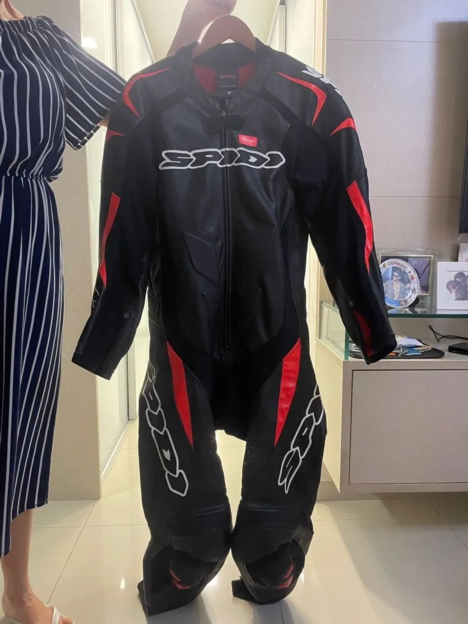 Macacão de Couro Spidi - Motociclismo