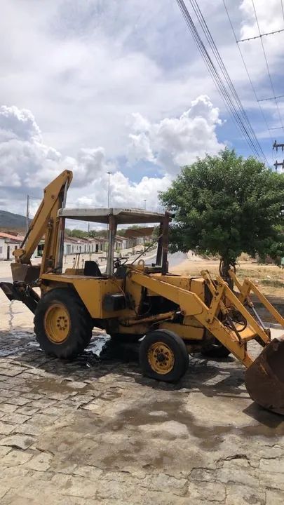 Retro Escavadeira Case 