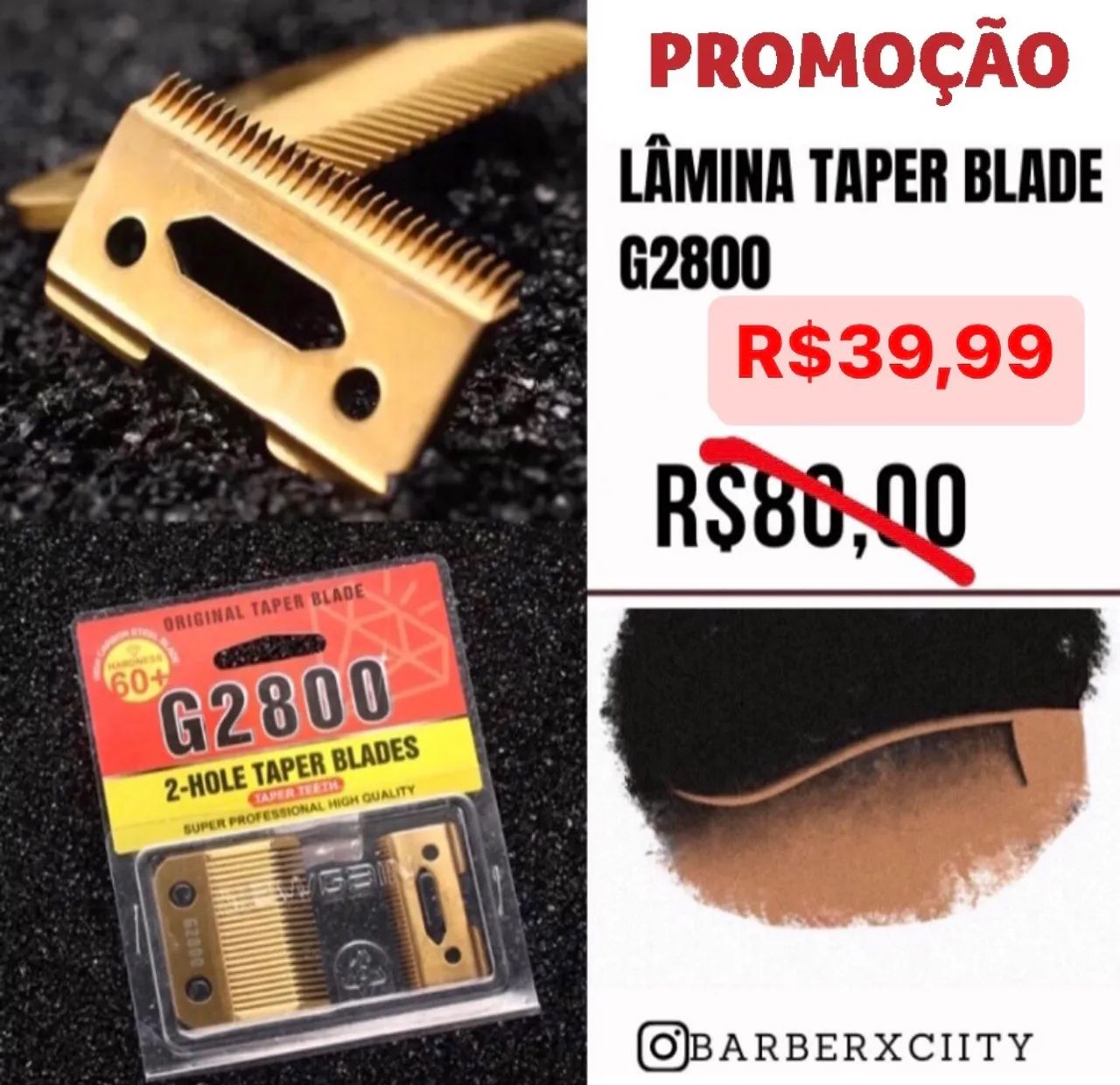 Lâmina Taper Wmark - Promoção! - Foto 4