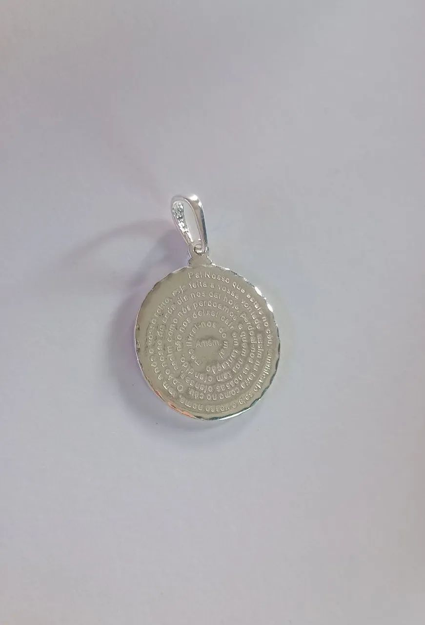 Conjunto Pai Nosso em prata 925 - Foto 3
