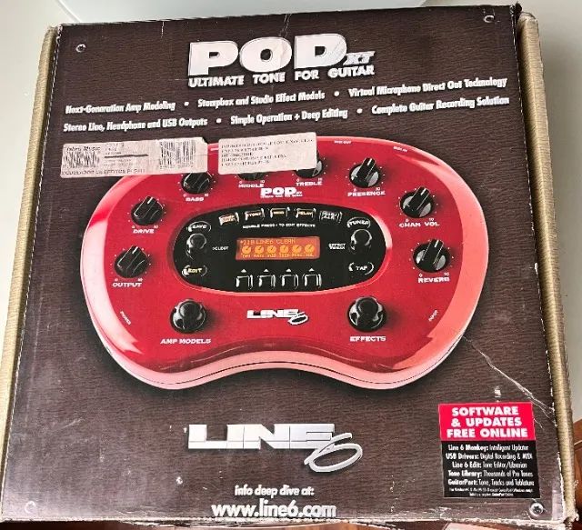 Pedaleira Line6 POD XT - Excelente Estado de Conservação - Foto 3