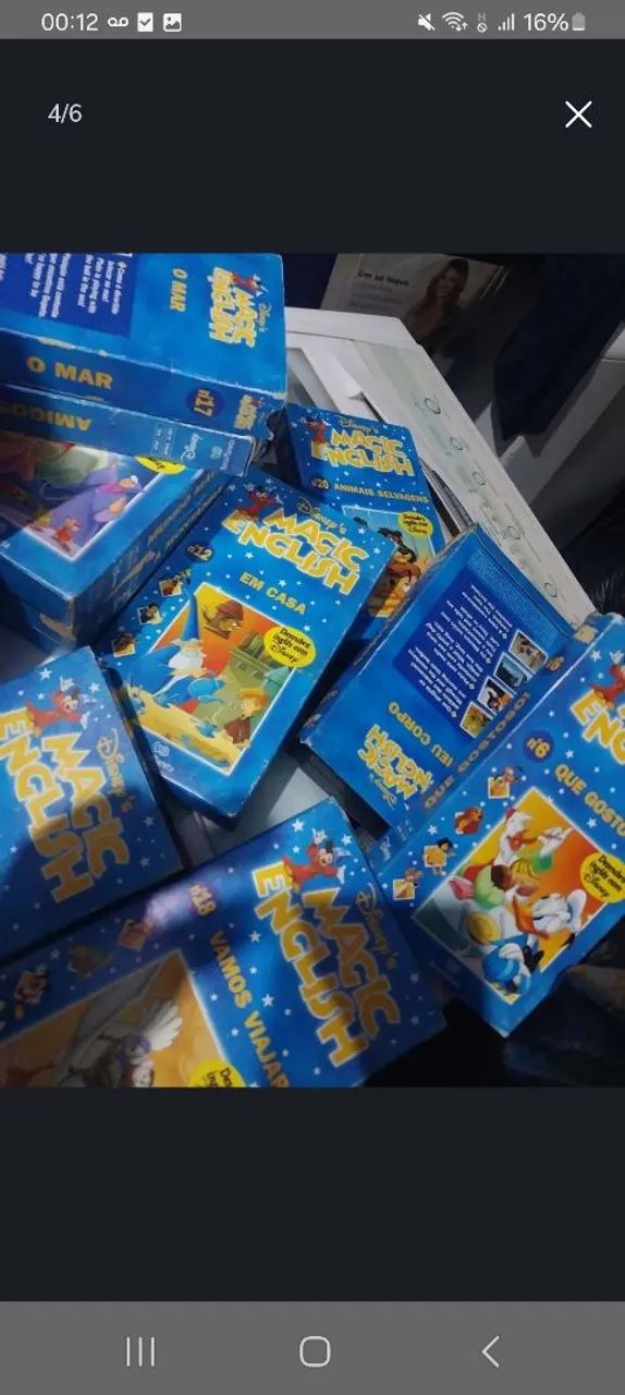 Diversos fitas vhss infantis - Disney, Magic English, Britânica e mais! Bh mg - Foto 5