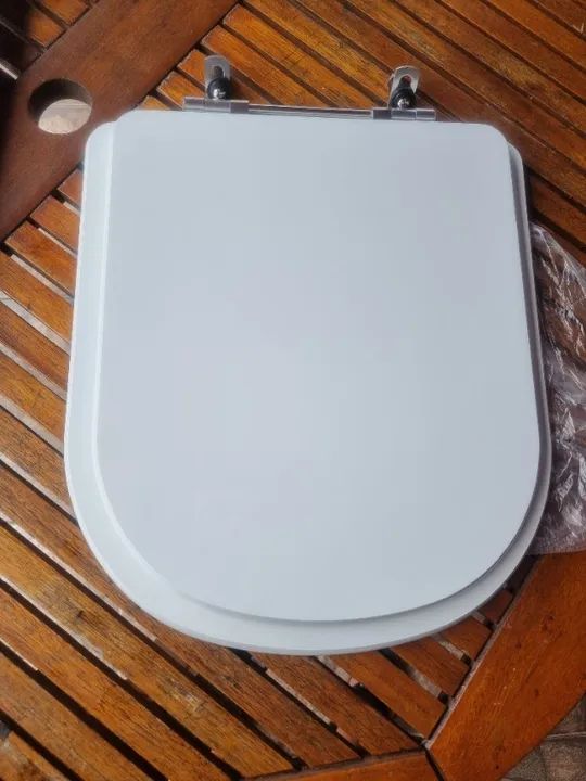 Assento Sanitário laqueado Vogue Branco