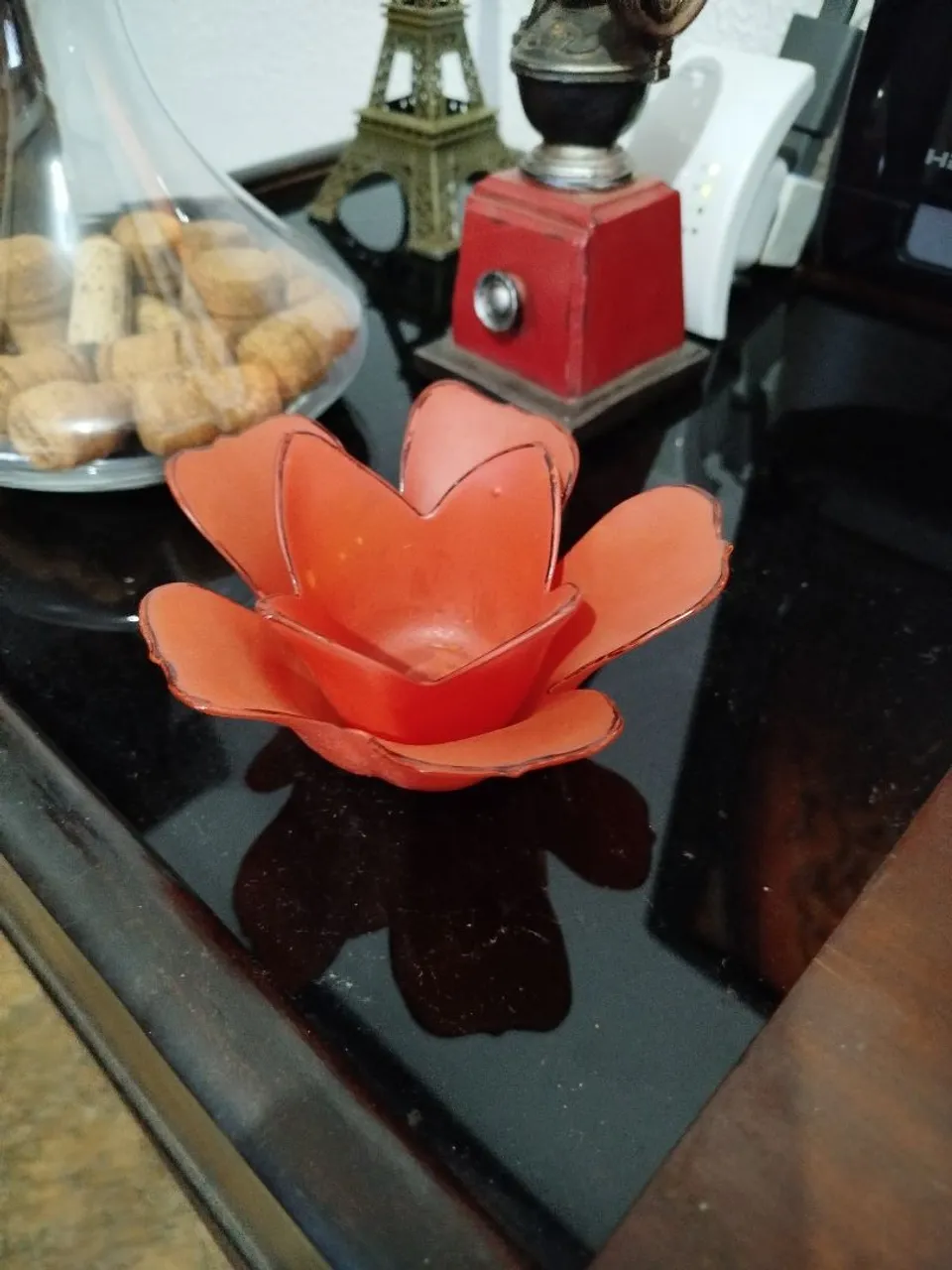 Castiçal de vidro