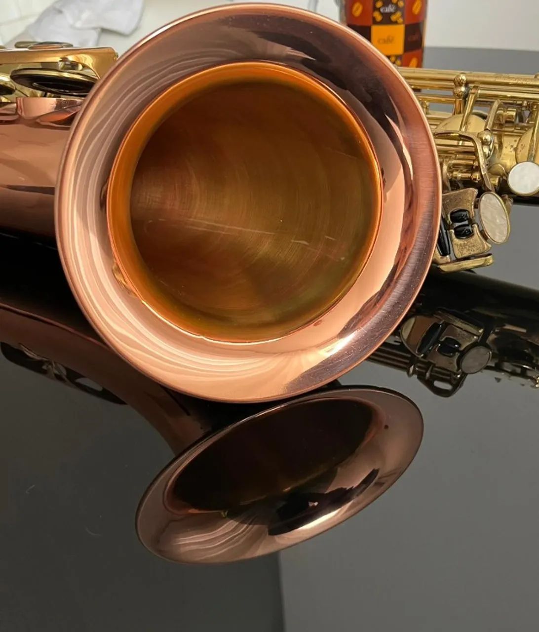 Sax tenor profissional L.A. SAX ROXY Campana de Cobre PEÇA ÚNICA  - Foto 6