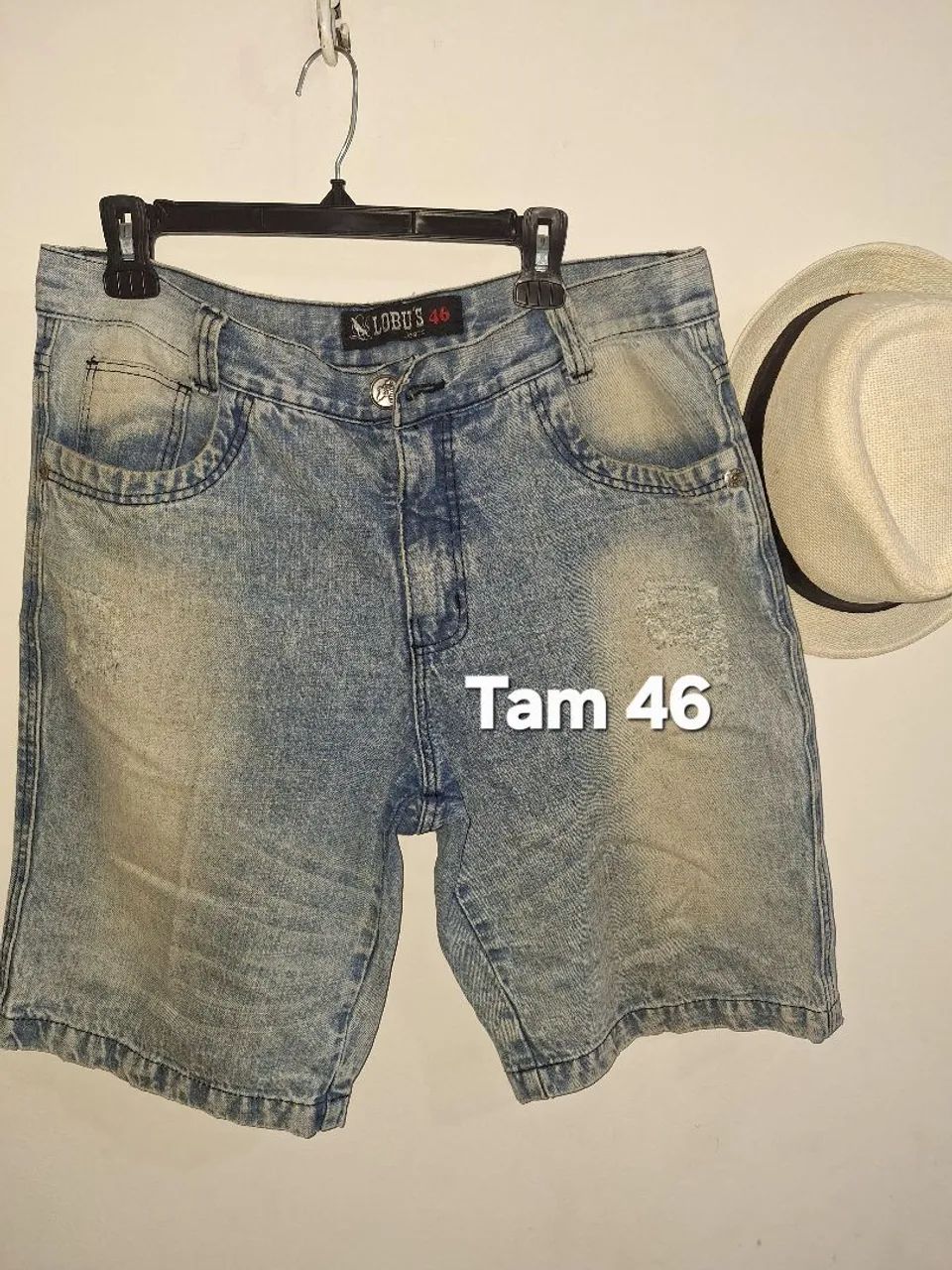 Bermudas jeans masc Tam 54 e 46 - Foto 5