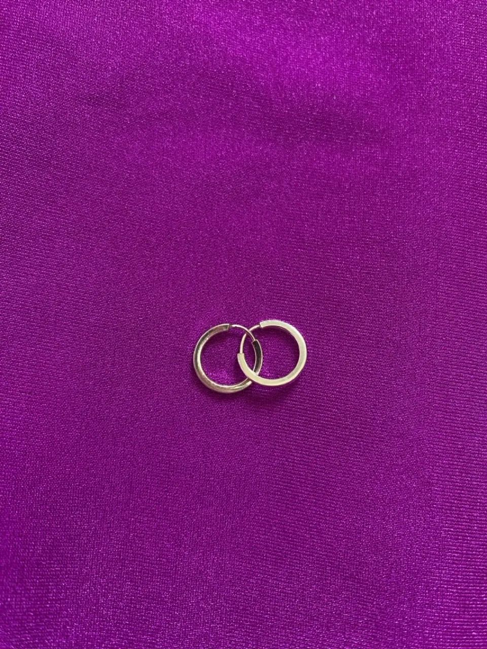 Brinco Argola de prata 