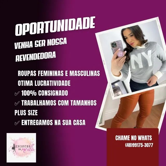 Vaga de revendedora em consignado 