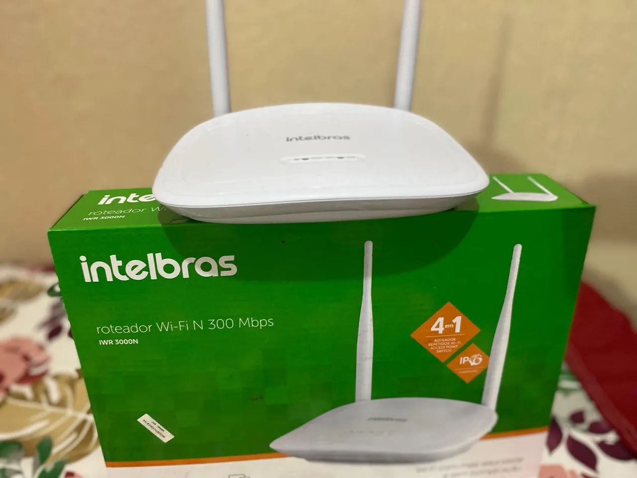 ROTEADOR E REPETIDOR DE SINAL WI-FI INTELBRAS 300 MBPS. - Foto 3