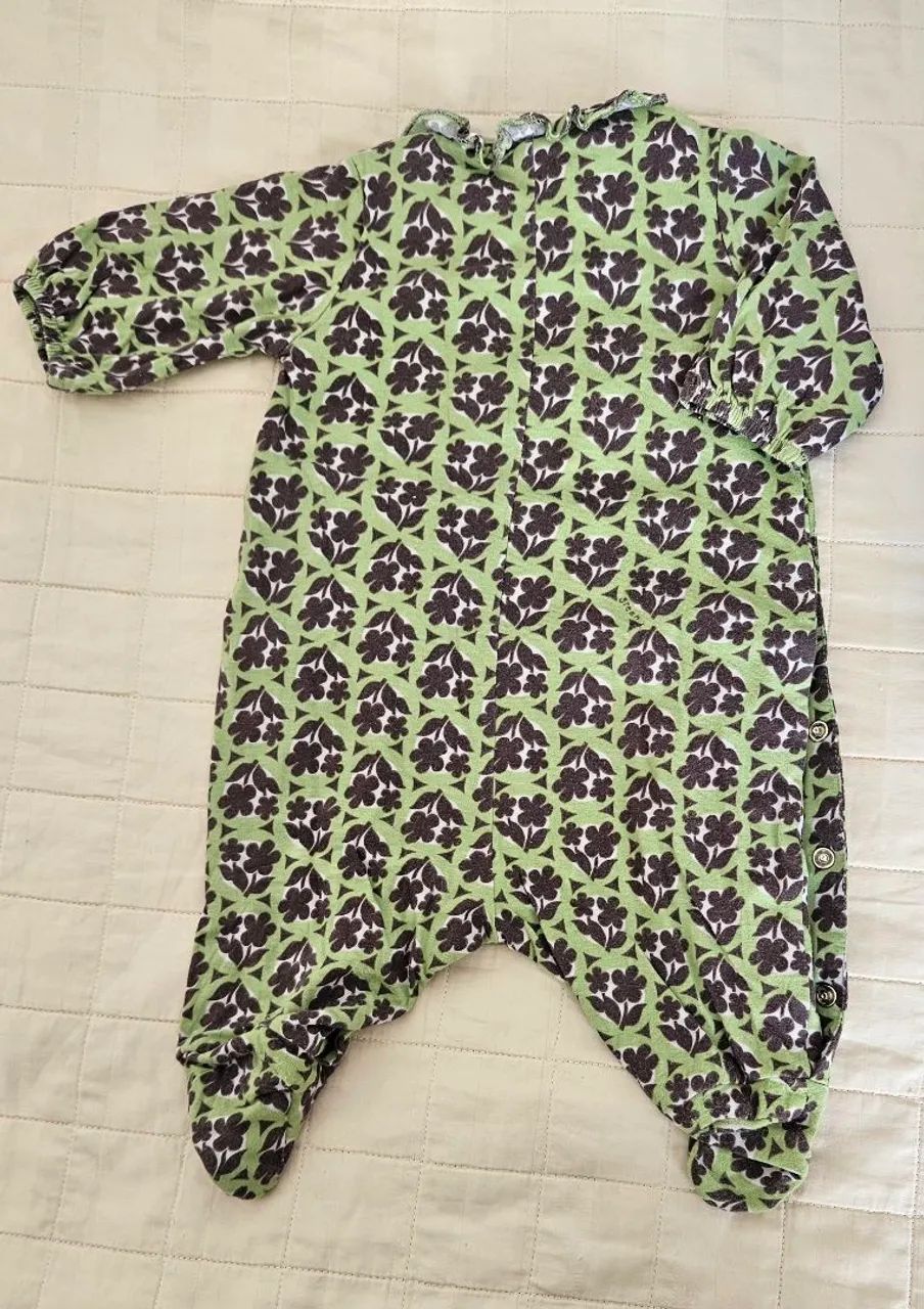 Macacão Floral Green Clothing 3/6 meses - Foto 2