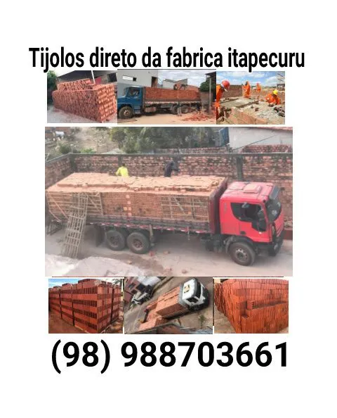 Tijolos direto da fábrica Itapecuru