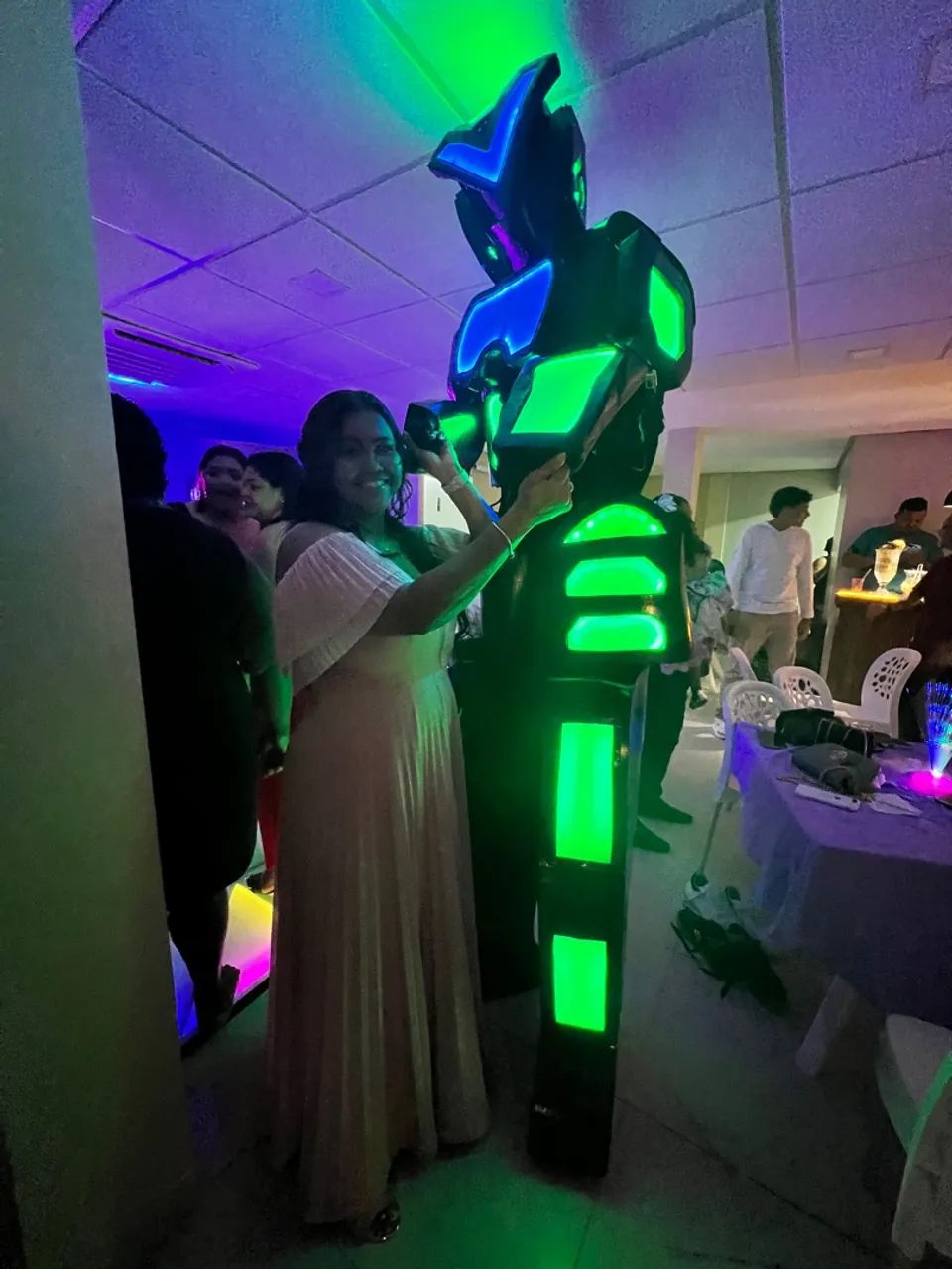 Robô Led para eventos