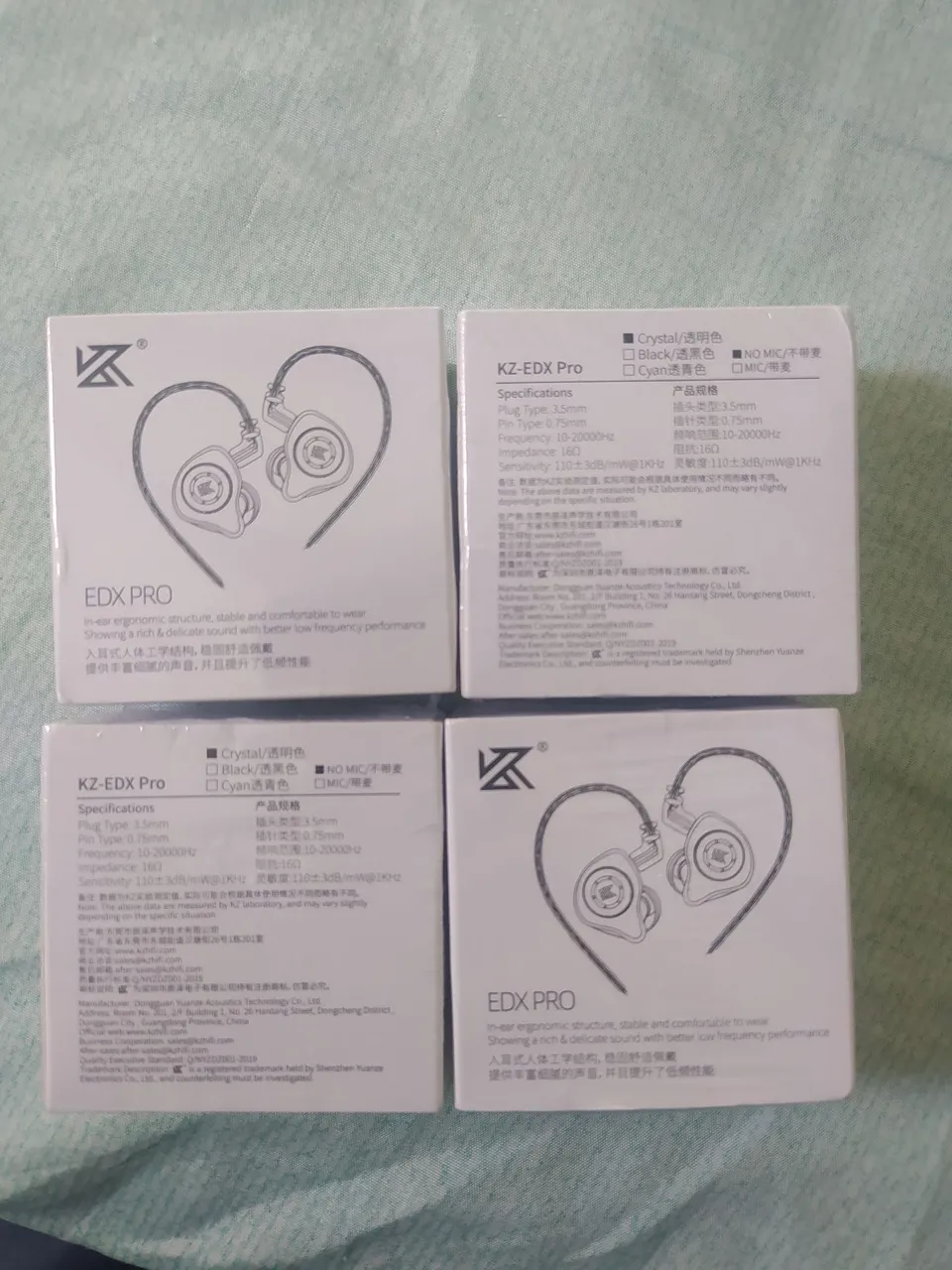 KZ EDX PRO COM MICROFONE- Fone de ouvido para jogos