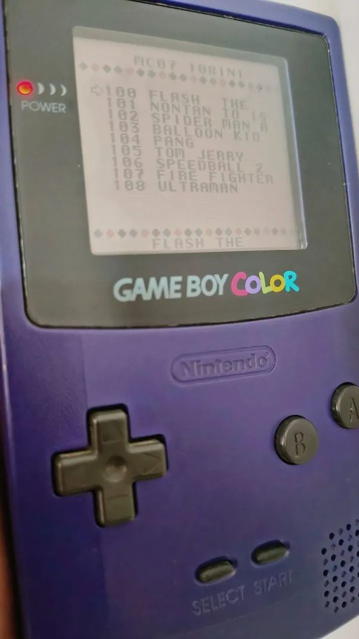 Game Boy Color + cartucho 108 jogos - Foto 3