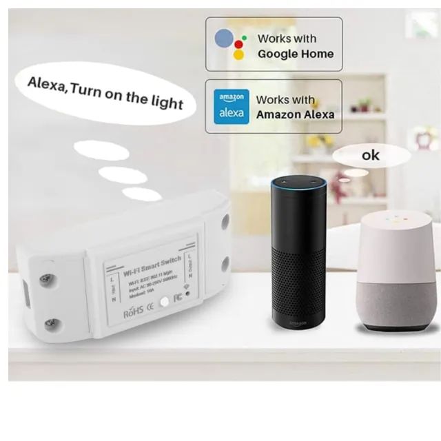 Interruptor Inteligente Wi-Fi Smart Switch 1 Canal - Compatível com Google Home, Alexa  - Foto 4