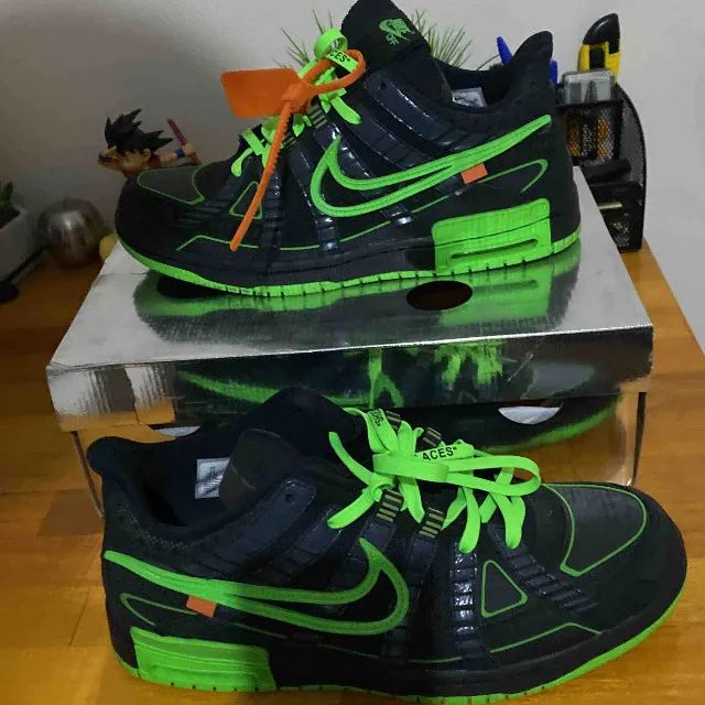 Off-White x Air Rubber Dunk 'Green Strike'